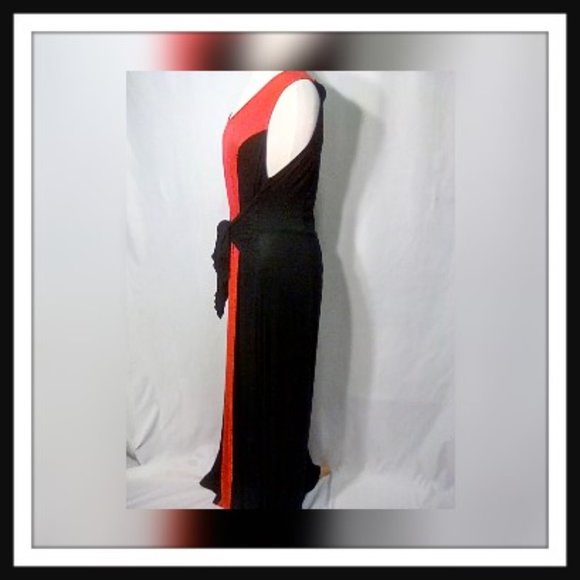 Stunning Red and Black Jacket and Dress Size 1X - Picture 3 of 8
